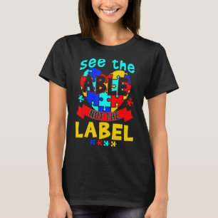 Sehen Sie die Fähigkeit nicht das Etikett Rätsel A T-Shirt