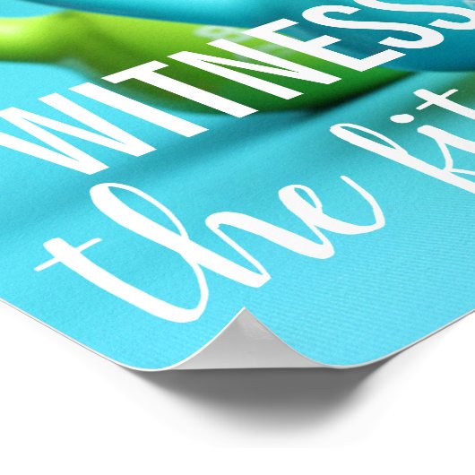 Sehen Sie die Fitness Gymnastik Fitness Kettlebell Poster (Ecke)