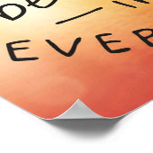 Sehen Sie die Schönheit in allem Poster (Ecke)