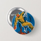 Sehen Sie die sowjetische Gewerkschaft im Entstehe Button (Vorne & Hinten)