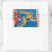 Sehen Sie die sowjetische Gewerkschaft im Entstehe Rechteckiger Aufkleber (Tasche)