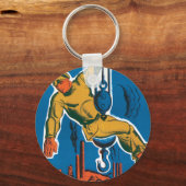 Sehen Sie die sowjetische Gewerkschaft im Entstehe Schlüsselanhänger (Vorderseite)