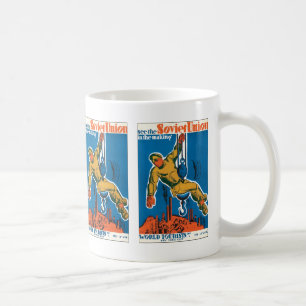 Sehen Sie die Sowjetunion im Aufbau Kaffeetasse
