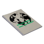 Sehen Sie die Welt Gerettet Radwandern Notizblock (Rechte Seite)