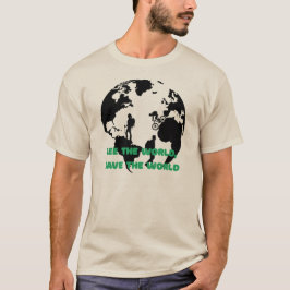 Sehen Sie die Welt Gerettet Radwandern T-Shirt