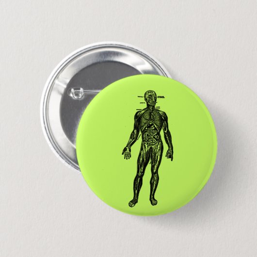 Sehen Sie durch Mann Button (Vorne & Hinten)