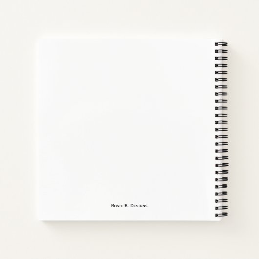 Sehen Sie ein BedarfsNotebook. Notizblock (Rückseite)