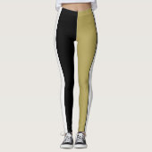 Sehen Sie eine Größe kleinere Streifen schwarz-wei Leggings (Vorderseite)