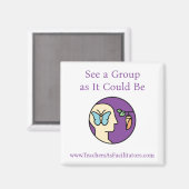 Sehen Sie eine Gruppe, wie sie TAF Magnet sein kön (Vorderseite/Rückseite)