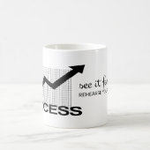 Sehen Sie es, fühlen Sie es: Motivierend Inspirati Kaffeetasse (Mittel)