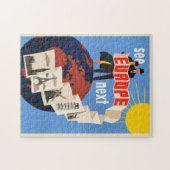 Sehen Sie Europa Next-Reiseplakat, Puzzle (Horizontal)