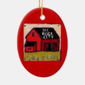 Sehen Sie Felsen-Stadtverzierung Keramik Ornament (Hinten)