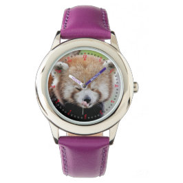 Sehen Sie Foto roter Panda , Tiere 0600. Armbanduhr