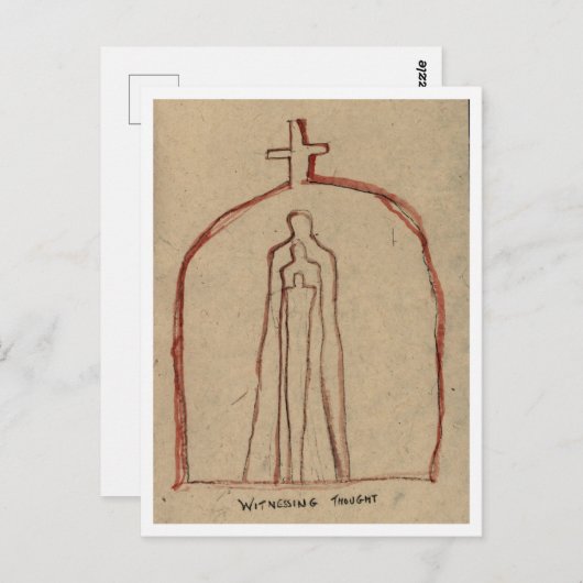 Sehen Sie Gedanken. Postkarte (Vorne/Hinten)