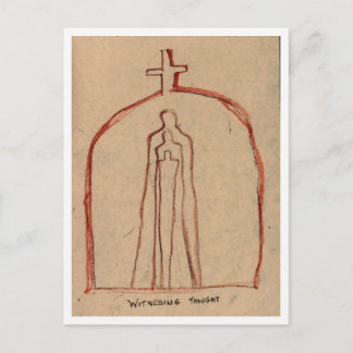 Sehen Sie Gedanken. Postkarte