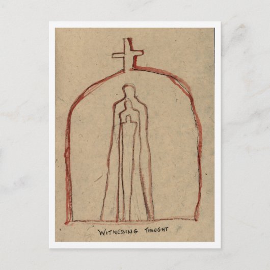 Sehen Sie Gedanken. Postkarte (Vorderseite)