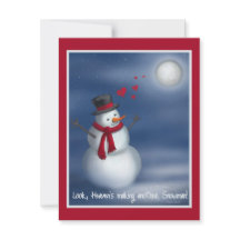 Sehen Sie, Himmel machen einen anderen Schneemann