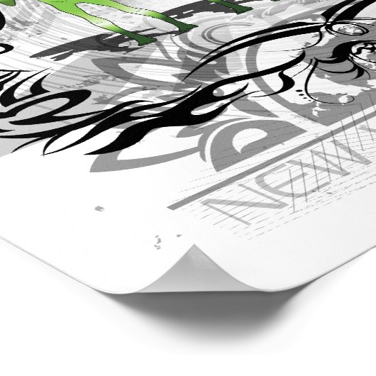 Sehen Sie, hören Sie, sprechen Sie kein Übel Poster (Ecke)