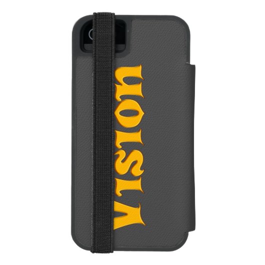 Sehen Sie Ihr Design Incipio iPhone Geldbeutel-Hülle (Folio Rückseite)