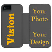 Sehen Sie Ihr Design Incipio iPhone Geldbeutel-Hülle (Folio Geöffnet)