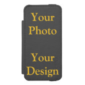 Sehen Sie Ihr Design Incipio iPhone Geldbeutel-Hülle (Folio Vorderseite)