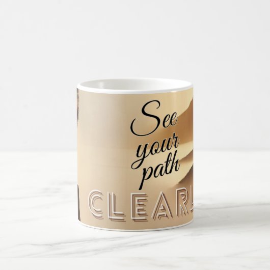 Sehen Sie Ihr Pflaster deutlich Kaffeetasse (Mittel)