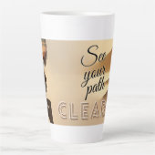 Sehen Sie Ihr Pflaster deutlich Milchtasse (Vorderseite)