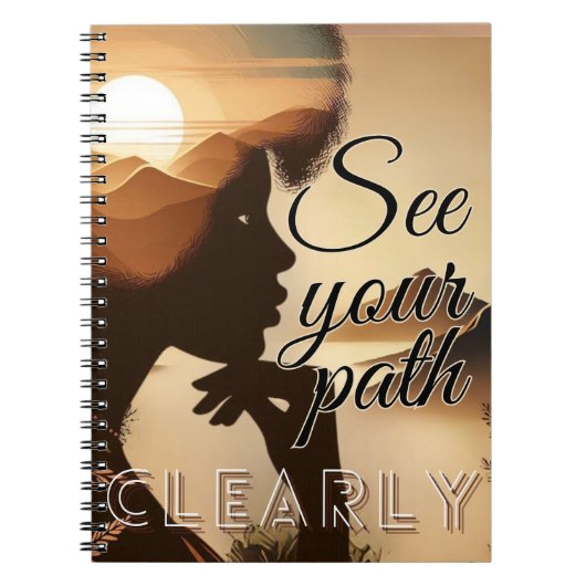 Sehen Sie Ihr Pflaster deutlich Notizblock (Vorderseite)