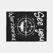 Sehen Sie Ihr Wandererlebnis Deutschland Urlaub Sk Fleecedecke (Vorderseite (Horizontal))