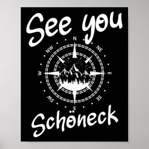 Sehen Sie Ihr Wandererlebnis Schöneck Deutschland Poster