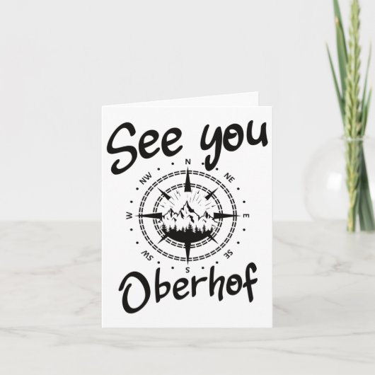 Sehen Sie Ihr Wandern Oberhof Deutschland Urlaub S Karte (Vorderseite)