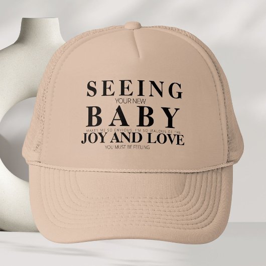 Sehen Sie Ihre neue Kinderfreude und Liebe Truckerkappe