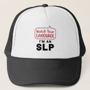 Sehen Sie Ihre Sprache, ich bin ein SLP Truckerkappe