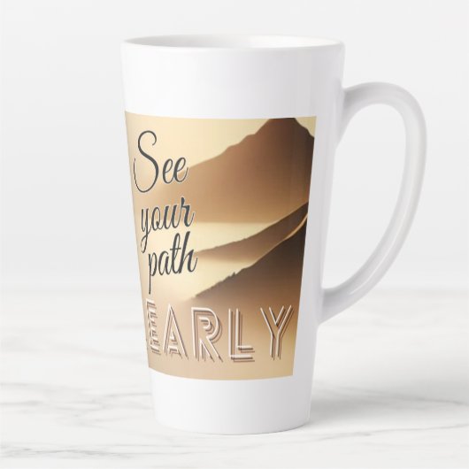 Sehen Sie Ihren Weg klar Milchtasse (Rechts)