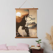 Sehen Sie Ihren Weg klar und deutlich Wandteppich Mit Holzrahmen (Schlafzimmer)