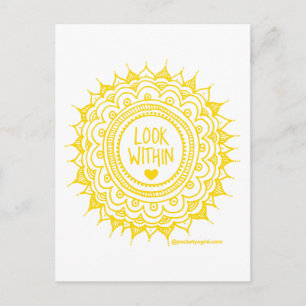 Sehen Sie in Mandala Postkarten Gold