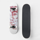 Sehen Sie in meine Augen Skateboard (Vorderseite)