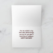 "SEHEN SIE IN MEINEN AUGEN, BIRTHDAY WISHUS from C Karte (Innenseite)