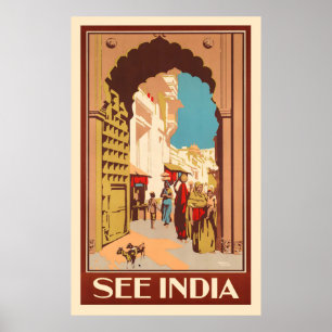 Sehen Sie Indien Poster