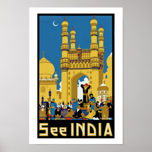 Sehen Sie Indien Poster