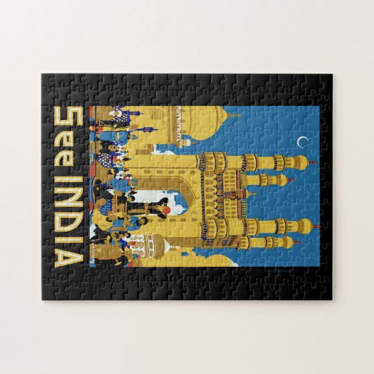 Sehen Sie Indien Puzzle (Horizontal)