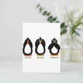 Sehen Sie kein Übel, hören Sie kein Übel, sprechen Postkarte (Stehend Vorderseite)