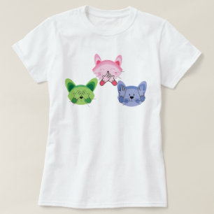 Sehen Sie kein Übel, hören Sie sprechen keine b T-Shirt