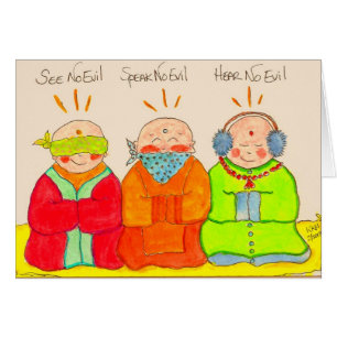 Sehen Sie kein Übel, sprechen Sie kein Übel, hören