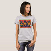 SEHEN SIE KEINE SCHWARZEN KATZEN, HALLOWEEN KLASSI T-Shirt (Vorne ganz)
