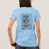 SEHEN SIE KEINEN FRIEDHOF SKELETON TRICK ODER BEHA T-Shirt (Rückseite)