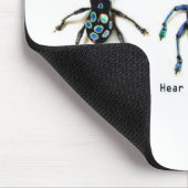 Sehen Sie keinen Rüsselkäfer! Mousepad (Ecke)