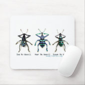 Sehen Sie keinen Rüsselkäfer! Mousepad (Mit Mouse)