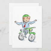 Sehen Sie Mama ohne Hände Einladung (Vorne/Hinten)