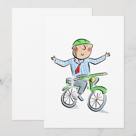 Sehen Sie Mama ohne Hände Einladung (Vorne/Hinten)